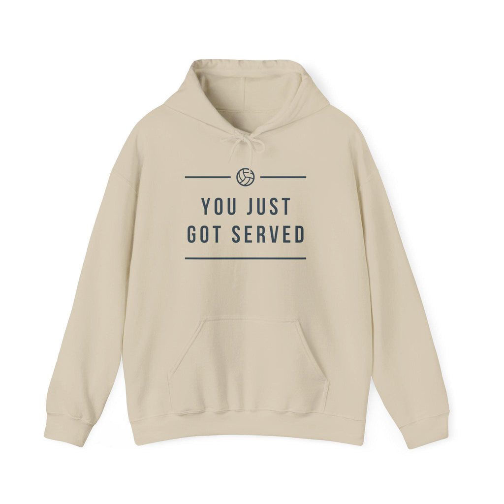 You Just Got Served Hoodie | Volleyball Served Phrase Sweatshirt